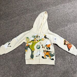 Toddler 2 Zip-Up Disney Halloween Sweatshirt